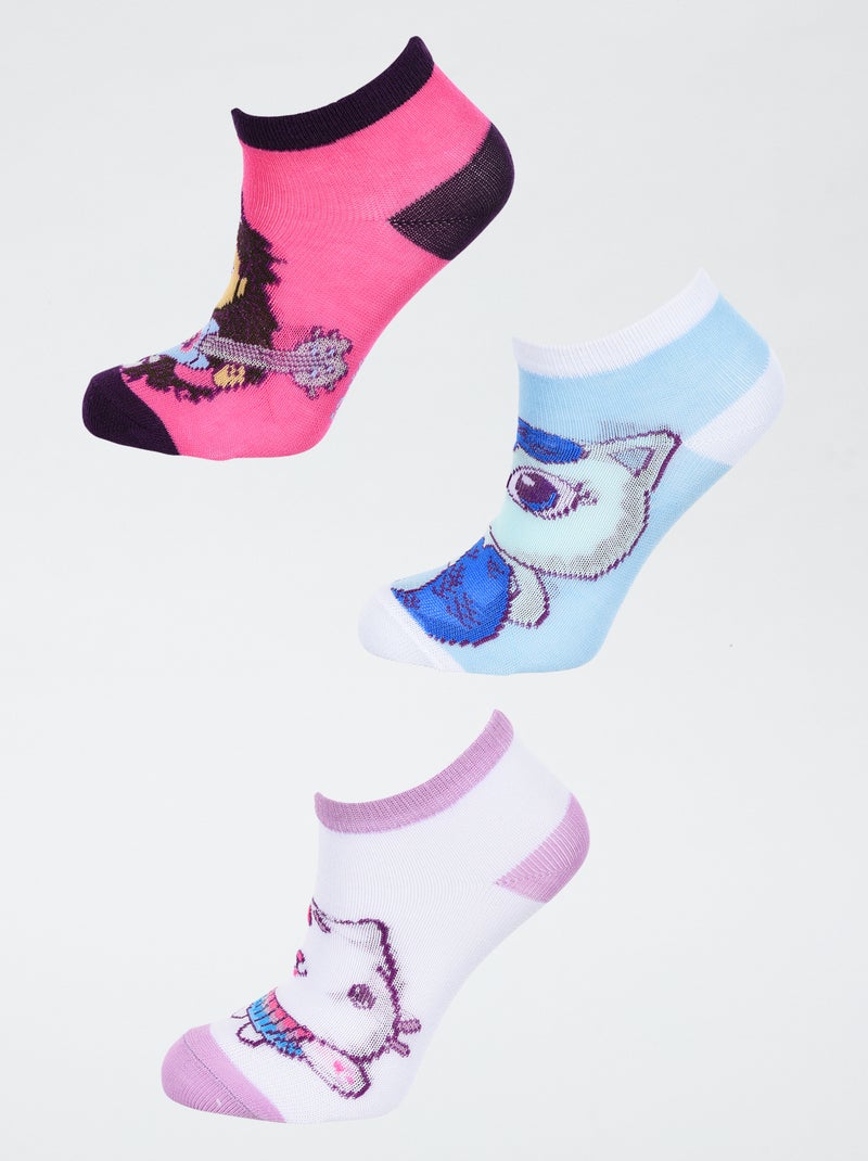 Lot de 3 paires de chaussettes 'Gabby et la maison magique' Rose - Kiabi
