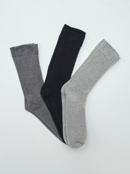 Lot de 3 paires de chaussettes - Kiabi