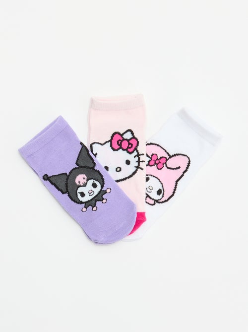 Lot de 3 paires de chaussettes 'Hello Kitty' - Kiabi