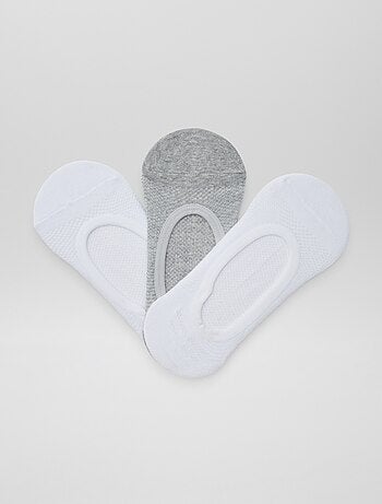 Lot de 3 paires de chaussettes invisibles