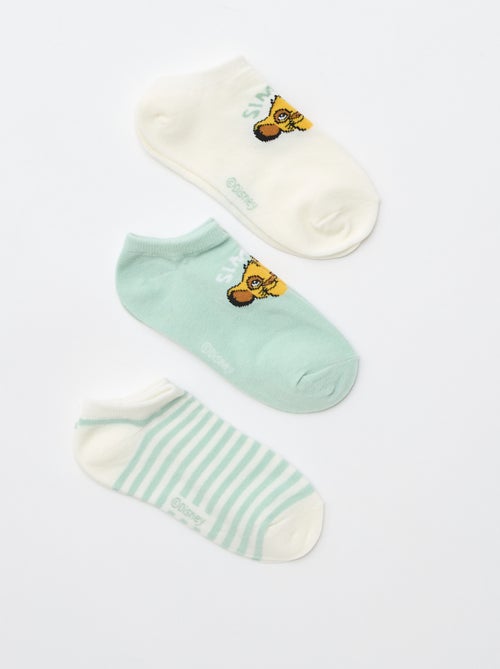 Lot de 3 paires de chaussettes invisibles 'Disney' - Kiabi