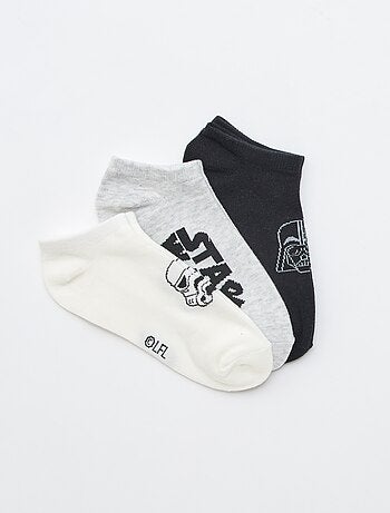 Lot de 3 paires de chaussettes invisibles 'Star Wars'