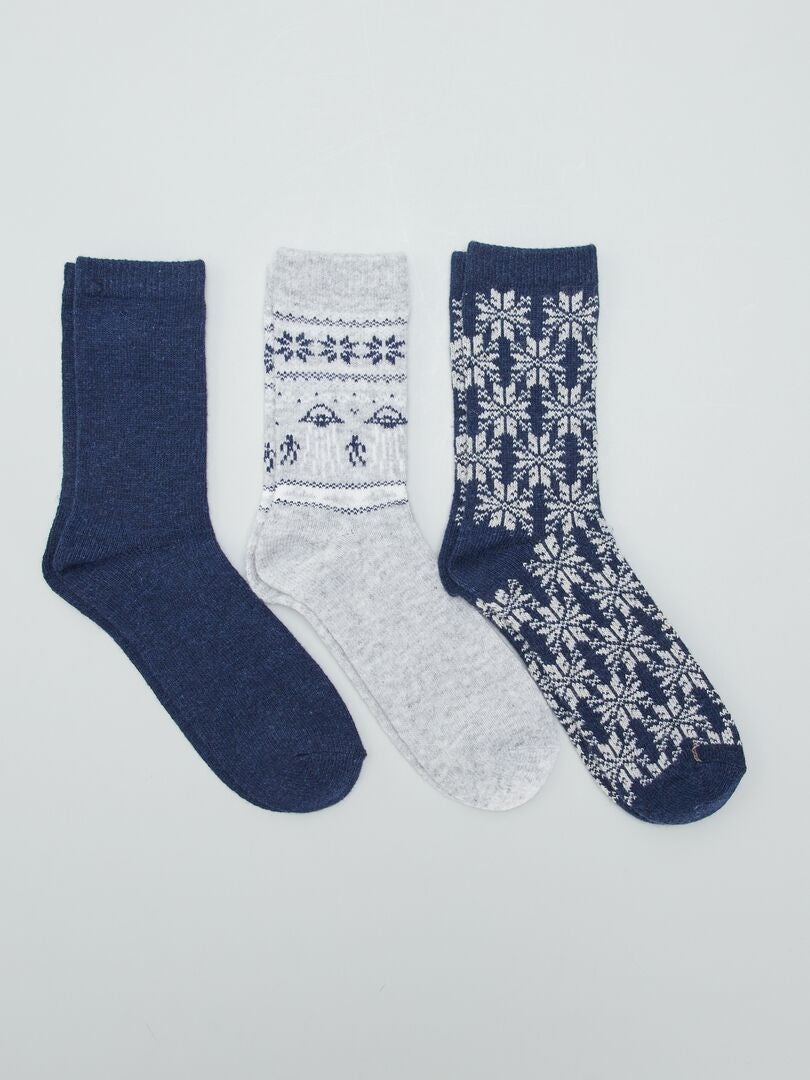 Lot De 6 Paires De Chaussettes D'hiver Thermiques En Laine
