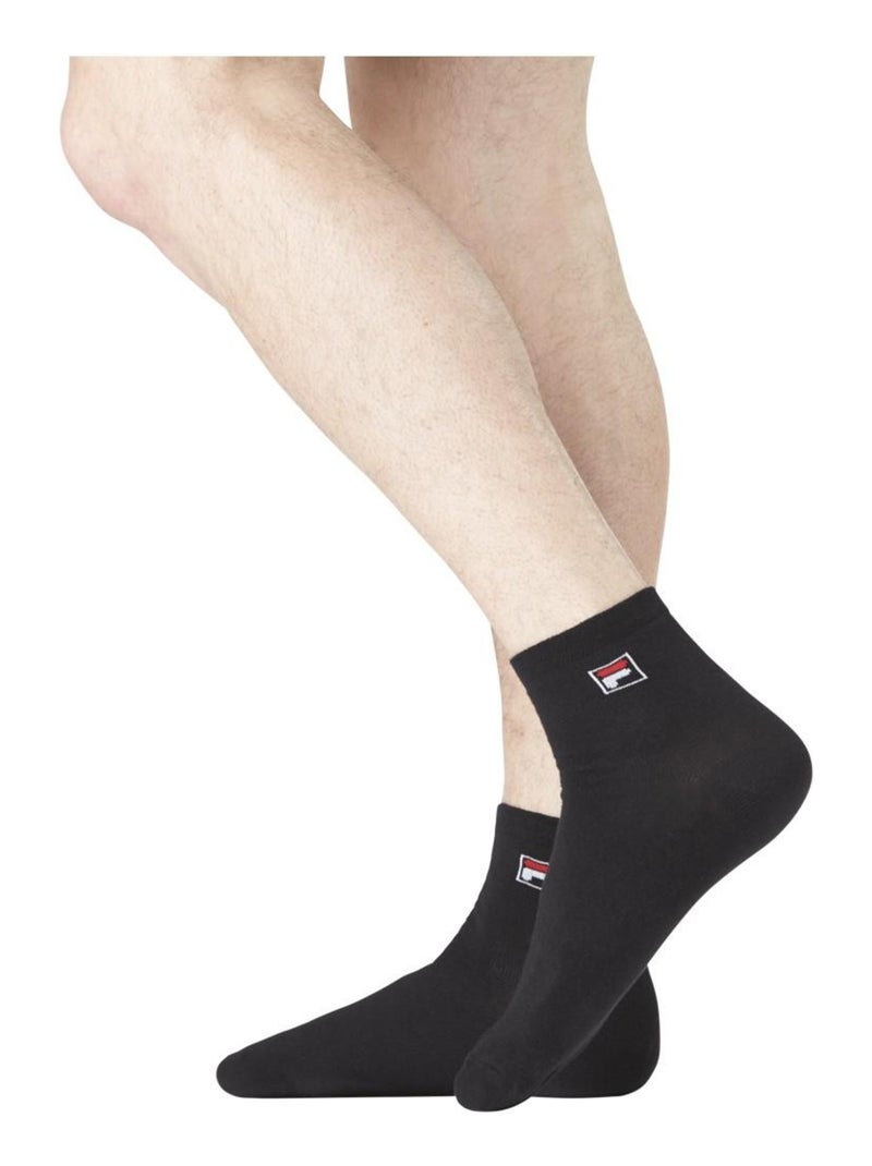 Lot de 3 Paires de Chaussettes Lowcut Fila Noir - Kiabi