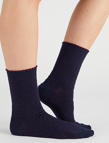 Lot de 3 paires de chaussettes maille fantaisie chaude Thermolactyl - Damart