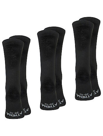 Lot de 3 paires de chaussettes mi-hautes homme My Petit Prix Athena