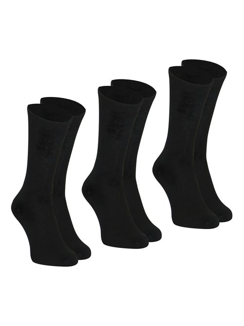 Lot de 3 paires de chaussettes mi-hautes homme My Petit Prix Athena - Kiabi