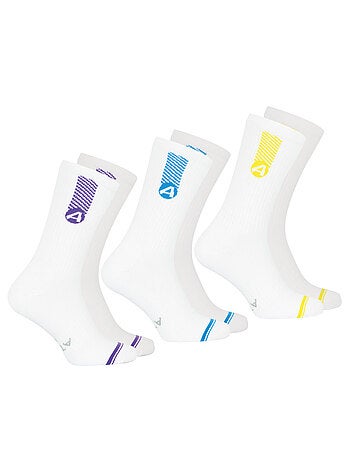 Lot de 3 paires de chaussettes mi-hautes homme Training Dry Athena