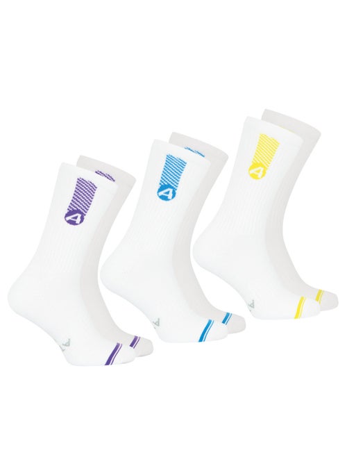 Lot de 3 paires de chaussettes mi-hautes homme Training Dry Athena - Kiabi