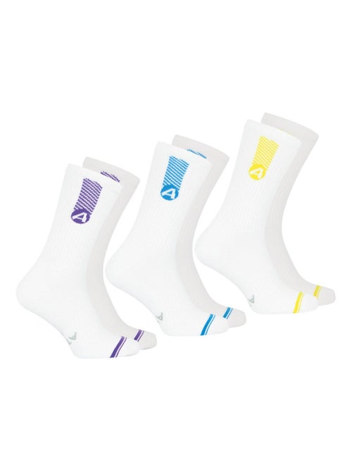 Lot de 3 paires de chaussettes mi-hautes homme Training Dry - Kiabi