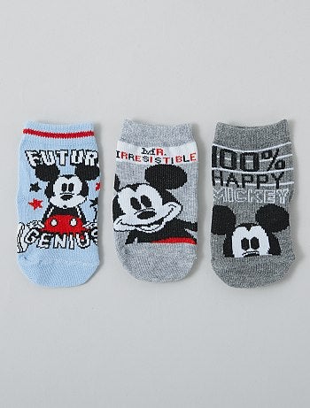 Lot de 3 paires de chaussettes 'Mickey' 'Disney'