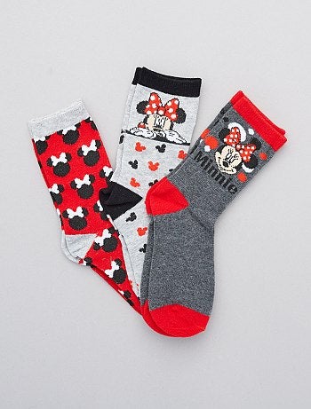 Lot de 3 paires de chaussettes 'Minnie' 'Disney'