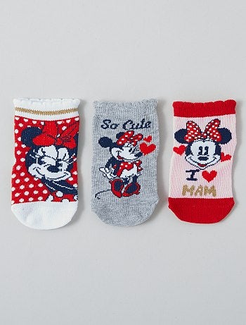 Lot de 3 paires de chaussettes 'Minnie' 'Disney'