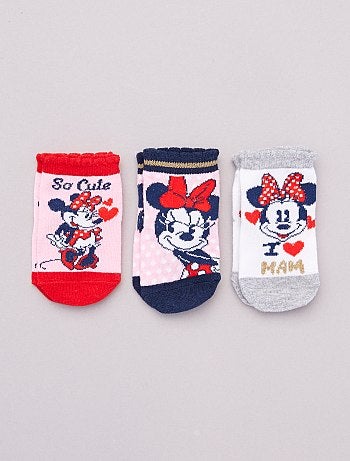 Lot de 3 paires de chaussettes 'Minnie' 'Disney'