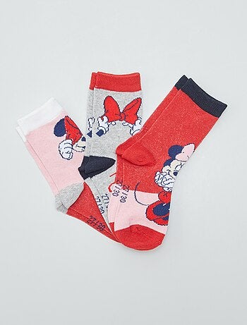 Lot de 3 paires de chaussettes 'Minnie' 'Disney' - Kiabi