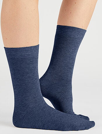 Lot de 3 paires de chaussettes mixtes en coton biologique majoritaire - Damart