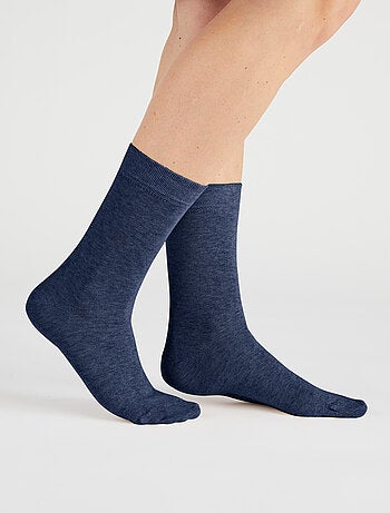 Lot de 3 paires de chaussettes mixtes en coton biologique majoritaire - Damart