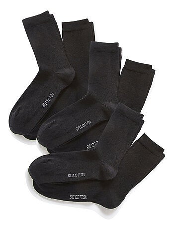 Lot de 3 paires de chaussettes mixtes en coton biologique majoritaire - Damart