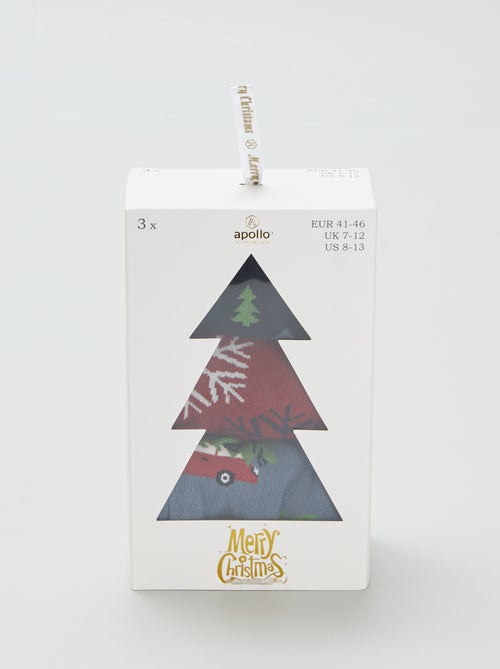 Lot de 3 paires de chaussettes - Kiabi