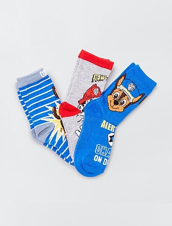 Lot de 3 paires de chaussettes 'Pat' Patrouille'