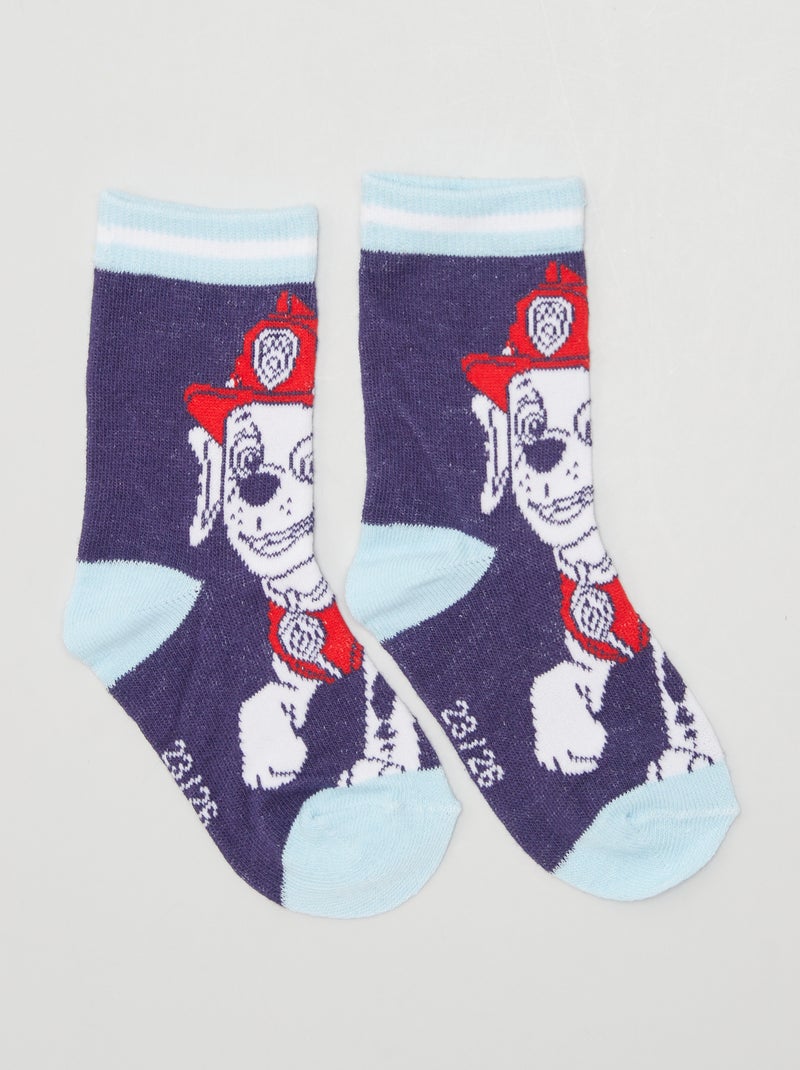 Lot De 3 Paires De Chaussettes Courtes Pat Patrouille Fille 31-34 - Pat