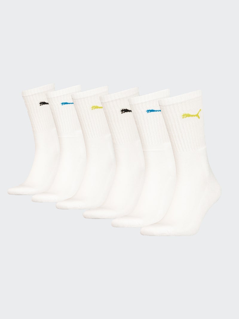 Lot de 3 paires de chaussettes 'Puma' Blanc - Kiabi