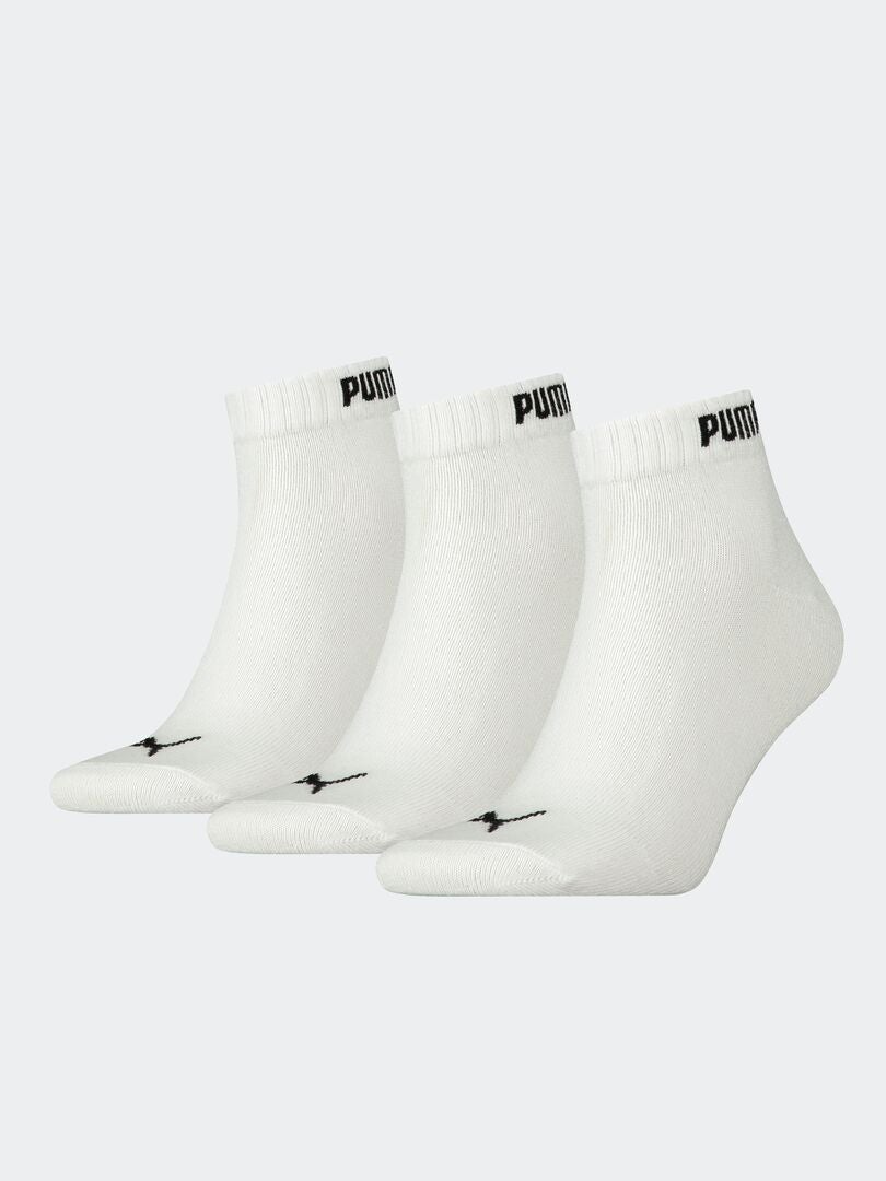 Lot de 3 paires de chaussettes 'Puma' Blanc - Kiabi
