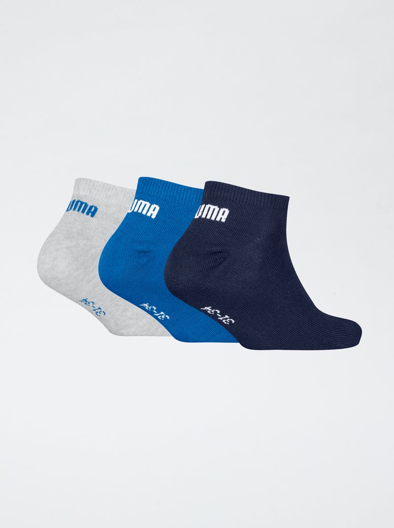 Lot de 3 paires de chaussettes 'Puma' BLEU - Kiabi
