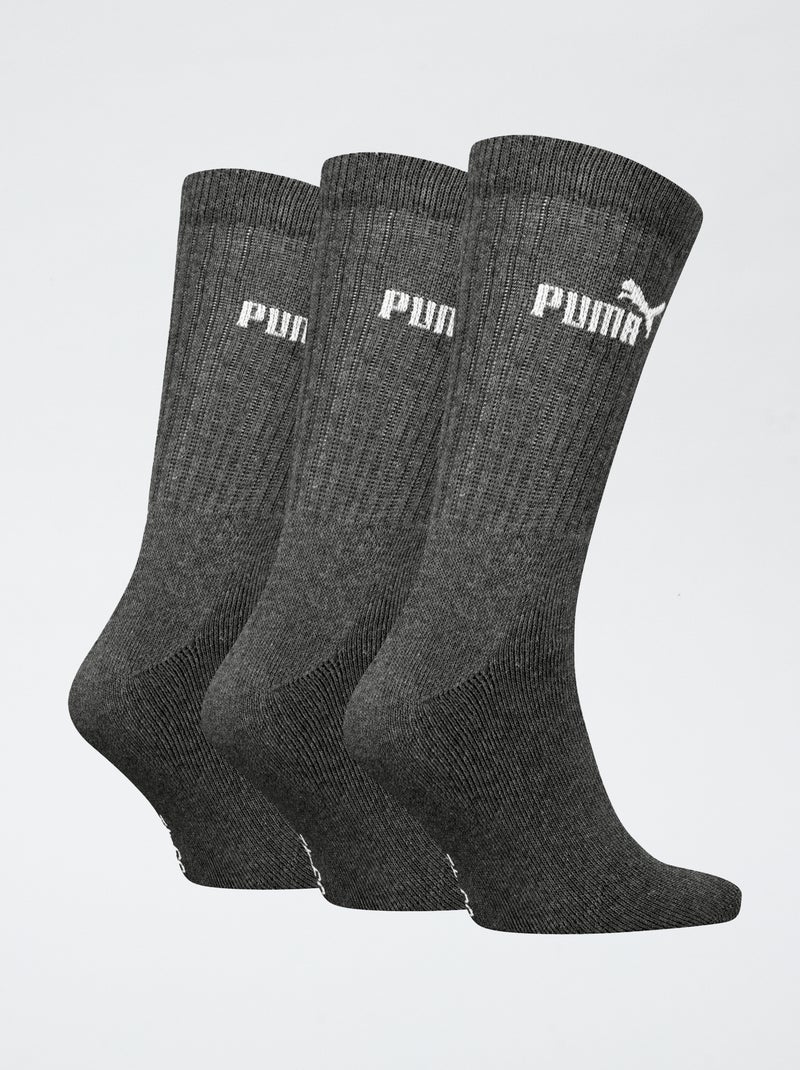 Lot de 3 paires de chaussettes 'Puma' GRIS - Kiabi