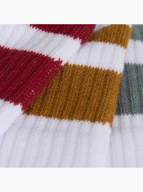 Lot de 3 paires de chaussettes rayées enfant Dim Sport - Kiabi Lot de 3 paires de chaussettes rayées enfant Dim Sport - Kiabi