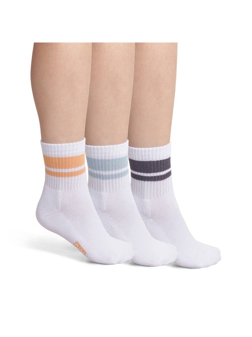 Lot de 3 paires de chaussettes rayées unisexe Dim Sport - Kiabi
