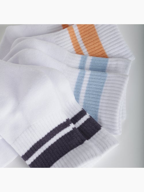 Lot de 3 paires de chaussettes rayées unisexe Dim Sport - Kiabi