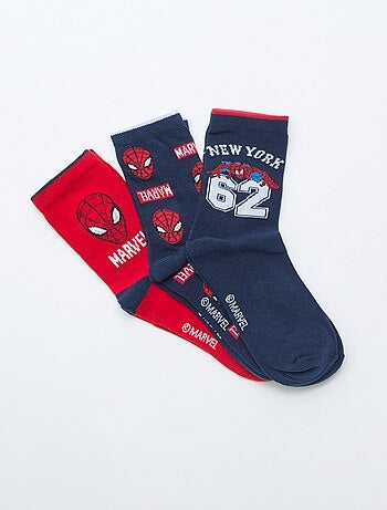 Lot de 3 paires de chaussettes 'Spiderman'