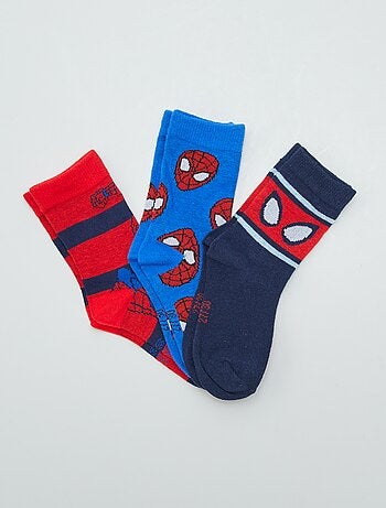 Lot de 3 paires de chaussettes 'Spiderman'