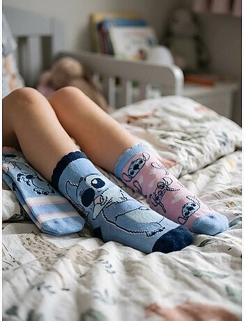 Lot de 3 paires de chaussettes stitch disney