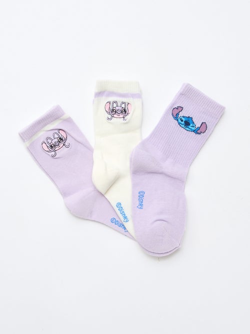Lot de 3 paires de chaussettes 'Stitch' - Kiabi Lot de 3 paires de chaussettes 'Stitch' - Kiabi