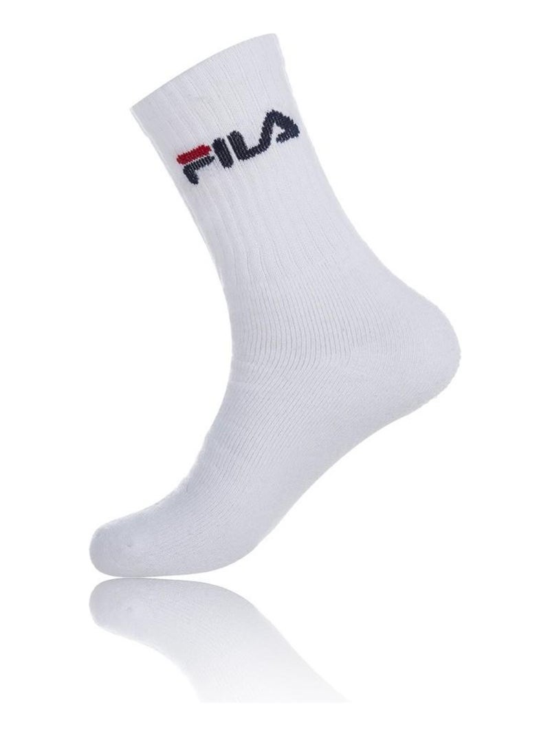 Lot de 3 Paires de Chaussettes Tennis Fila Blanc - Kiabi