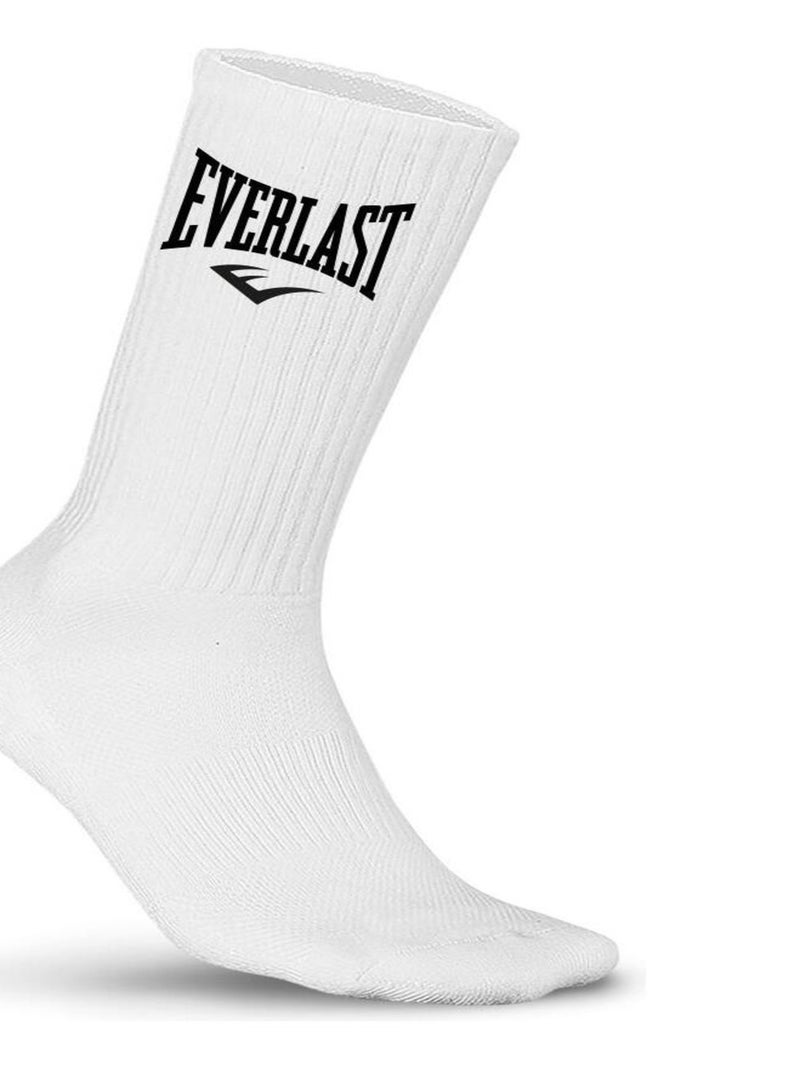 Lot de 3 Paires de Chaussettes Tennis homme Everlast Blanc - Kiabi