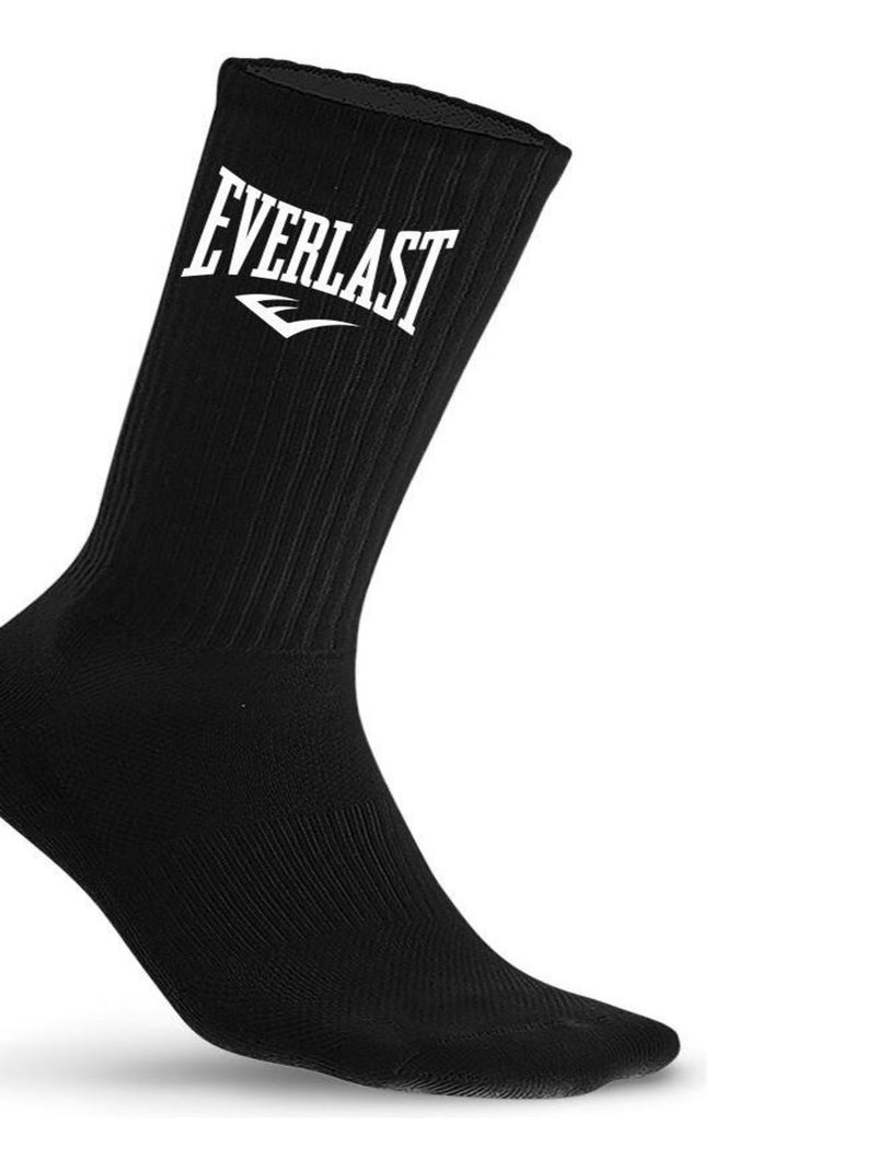 Lot de 3 Paires de Chaussettes Tennis homme Everlast Noir - Kiabi