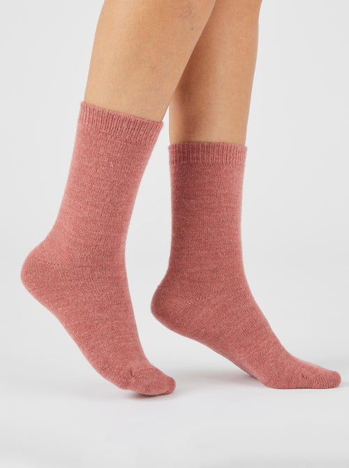 Lot de 3 paires de chaussettes Thermolactyl maille laineuse  - Damart - Kiabi