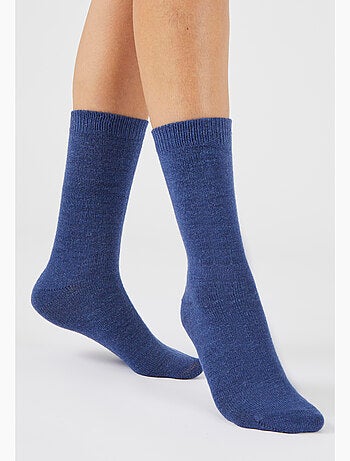 Lot de 3 paires de chaussettes Thermolactyl maille laineuse - Damart