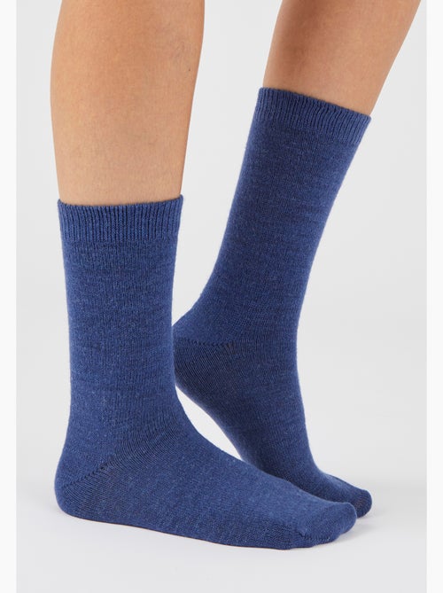 Lot de 3 paires de chaussettes Thermolactyl maille laineuse  - Damart - Kiabi