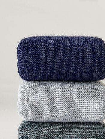 Lot de 3 paires de chaussettes unies Thermolactyl - Damart