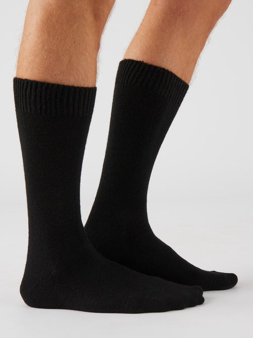 Lot de 3 paires de chaussettes unies Thermolactyl - Damart - Kiabi