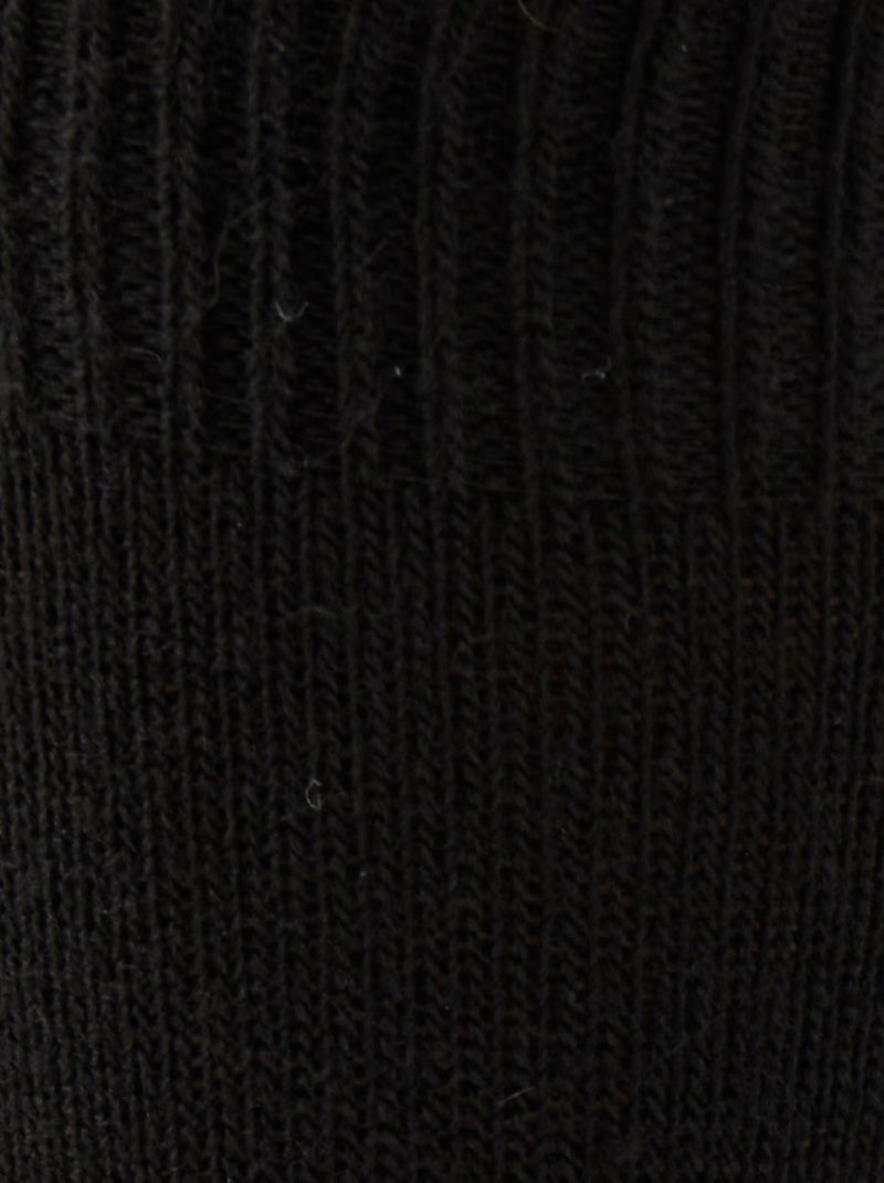 Lot de 3 paires de chaussettes unies Thermolactyl - Damart Noir - Kiabi