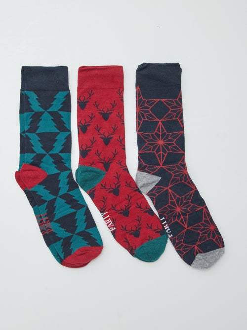 Lot de 3 paires de chaussettes - Kiabi
