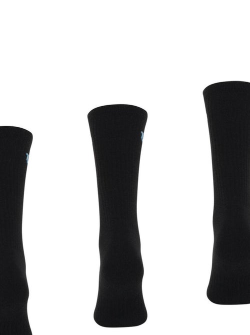 LOT DE 3 PAIRES DE CHAUSSETTES WILSON NOIR - Kiabi