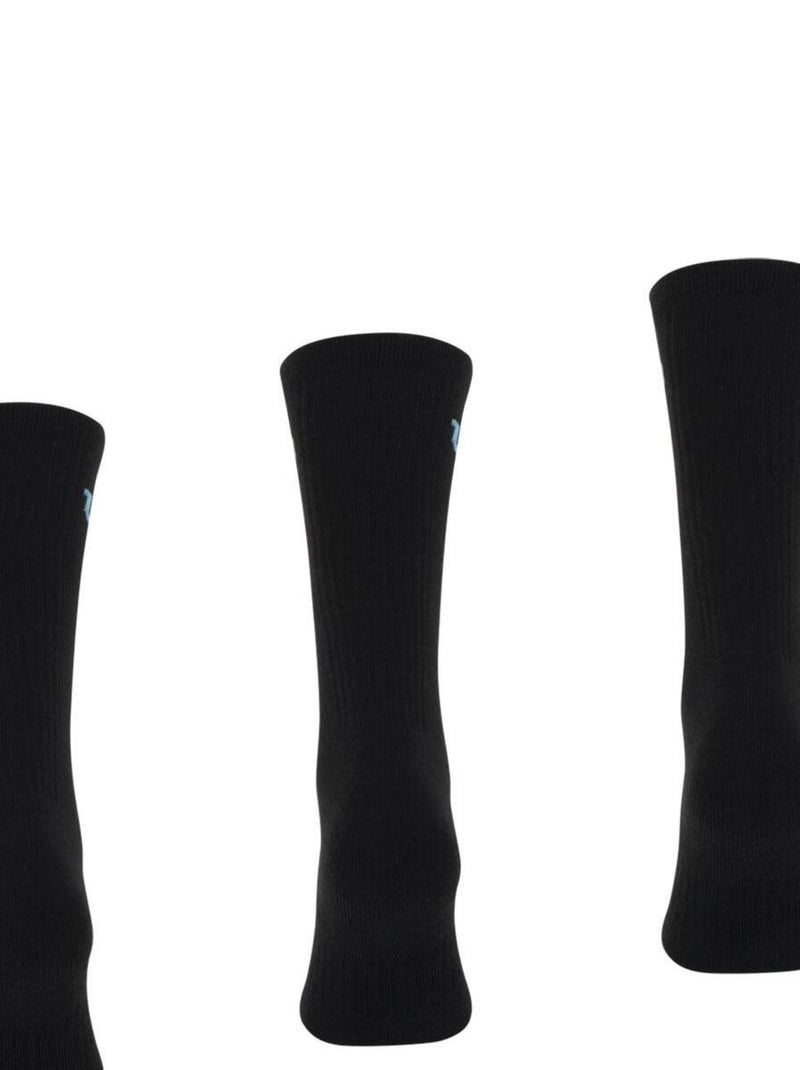 LOT DE 3 PAIRES DE CHAUSSETTES WILSON NOIR Noir - Kiabi