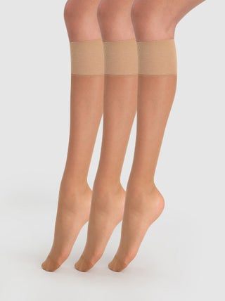 Lot de 3 paires de Mi-Bas 20D Beauty Resist
