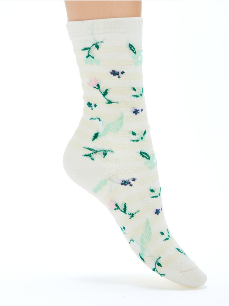 Lot de 3 paires de mi-chaussettes - DAXON Multicolore - Kiabi